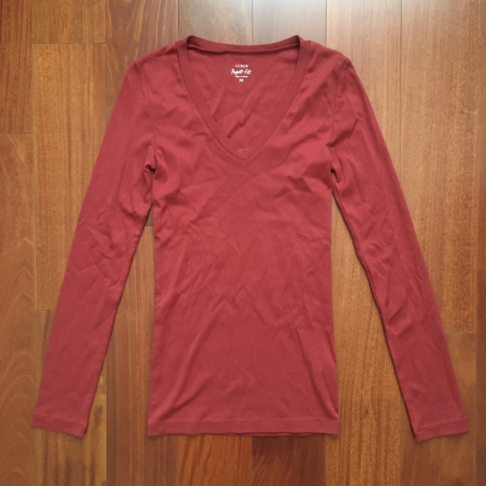 J. Crew Long Sleeve V-Neck Sweater